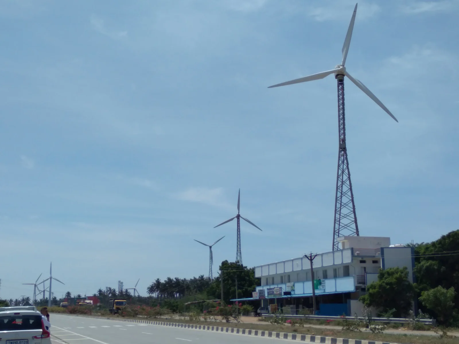 representative image showing a windfarm